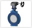 Double eccentric butterfly valve