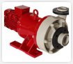 Magnetic driven centrifugal plastic pumps